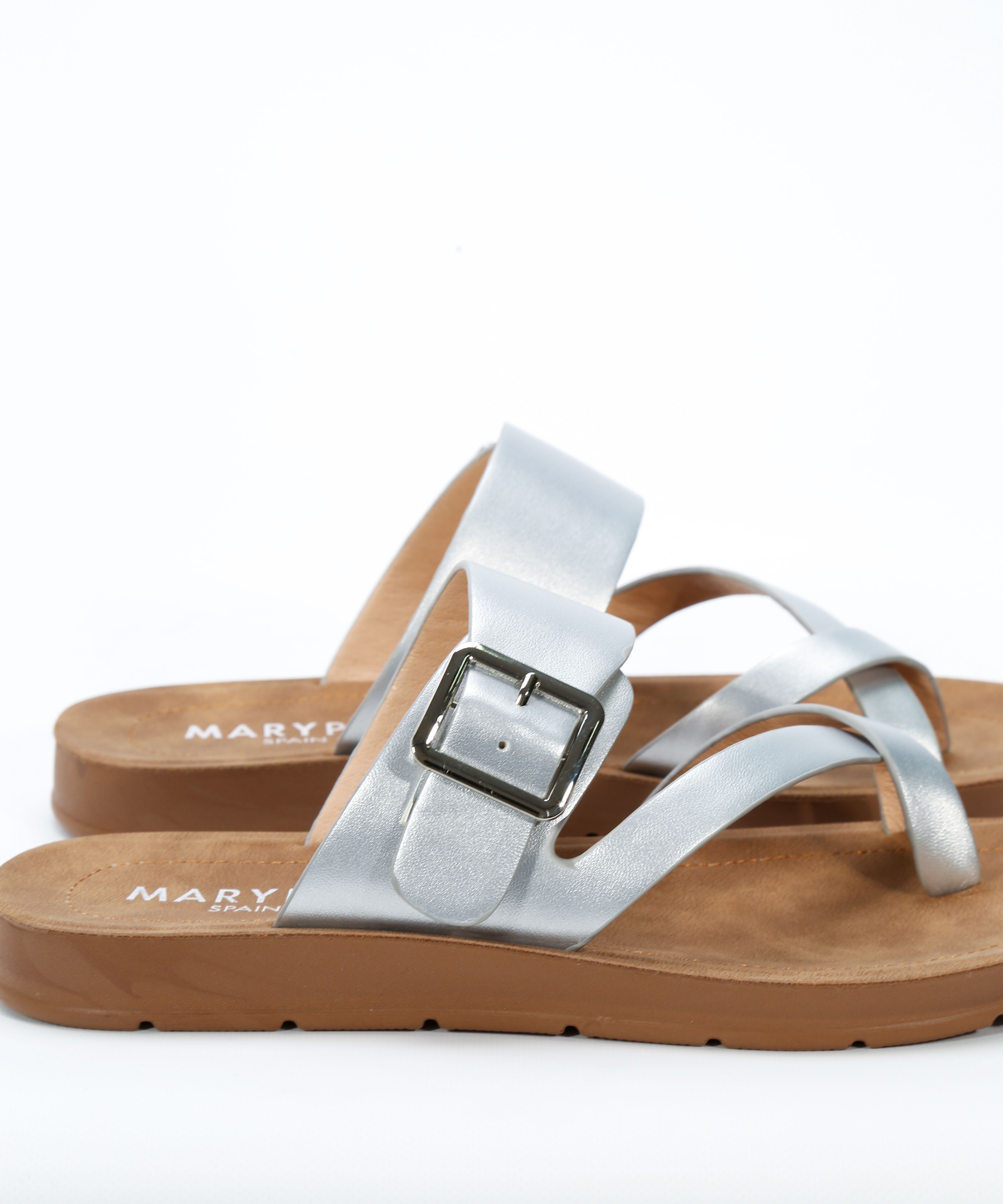 Sandalias planas hebilla image number null